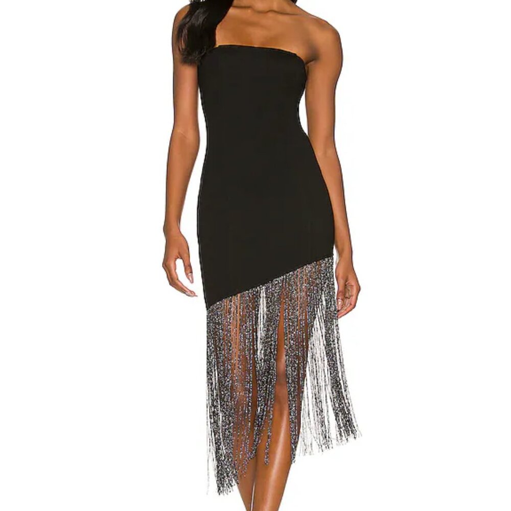 Revolve small superdown Cleo Strapless Dress